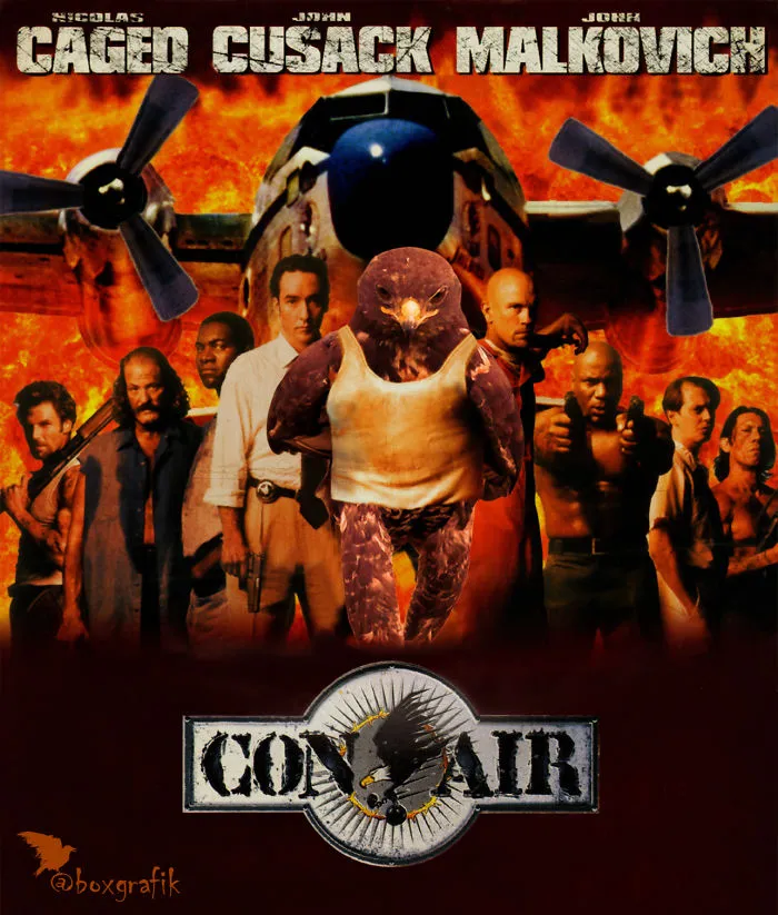 Con(dor) Air Starring Nicholas Cage(d)
