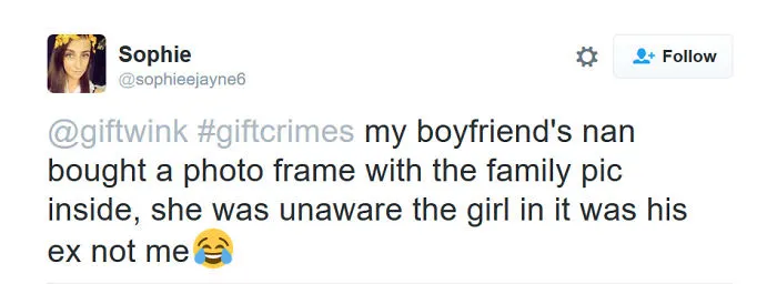 10+ Funniest Gift Crimes Tweets