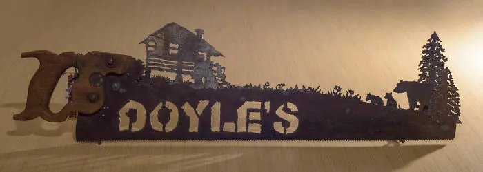 The Doyle's Cabin Saw Is A Great Example Of The Layered Saws That I Started Making