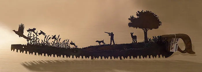 I Added A Bit Of Humor With This Pheasant Hunting Scene By Having A Buck Standing Right Behind The Hunter And His Dog