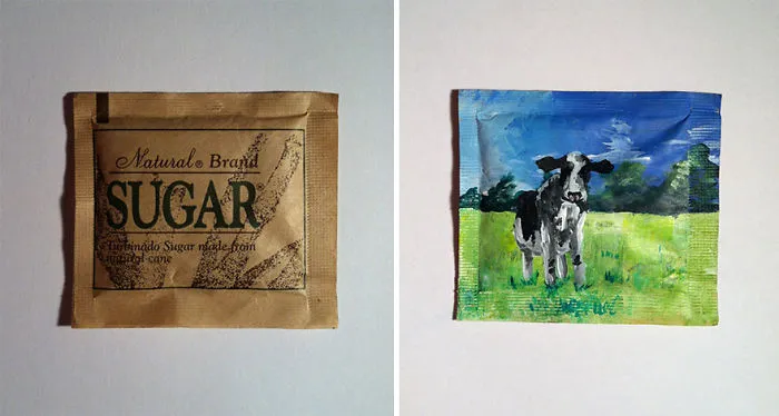 I Paint On Things I Steal From Restaurants