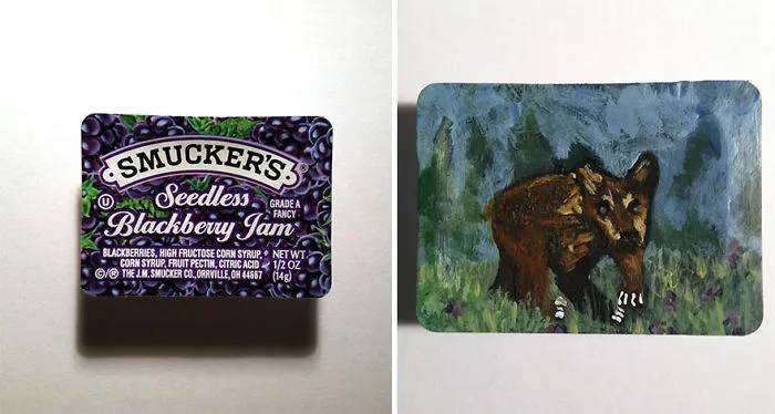 I Paint On Things I Steal From Restaurants