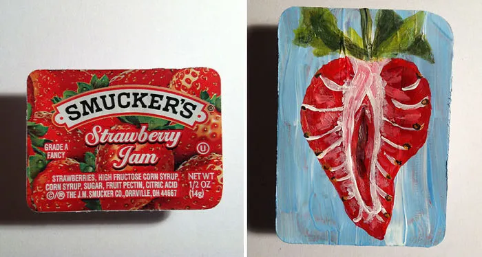 I Paint On Things I Steal From Restaurants
