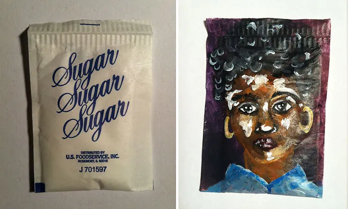 I Paint On Things I Steal From Restaurants