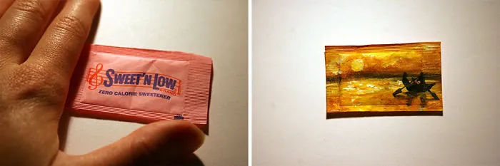 I Paint On Things I Steal From Restaurants