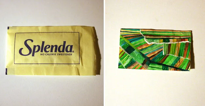 I Paint On Things I Steal From Restaurants