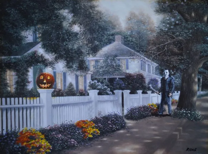 I Add Pop-Culture Characters Into Old Thrift-Store Paintings