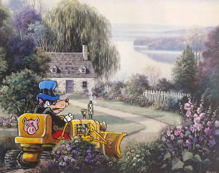 I Add Pop-Culture Characters Into Old Thrift-Store Paintings