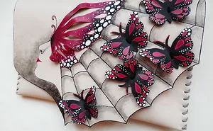 I Use Hand Cut Designs And 3D Collage Techniques To Create Unique Leather Bags