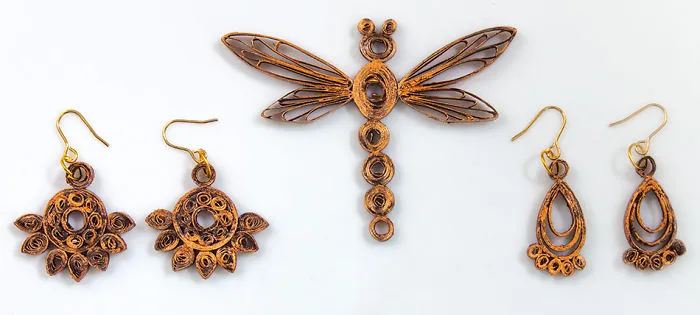 I Made These Bronze Jewelry Out Of Paper