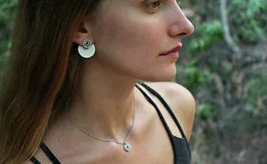 Bellatrix Statement Star Earrings In Sterling Silver