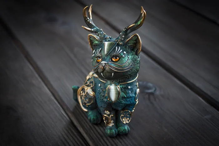 Mythical Animal Jewelry That I Make Using Various Minerals And Polymer Clay