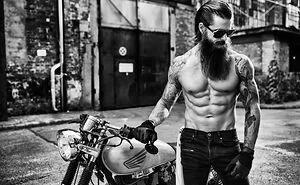 Muscle, Ink And Beard