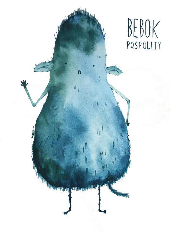 I Illustrate One Little Monster A Day
