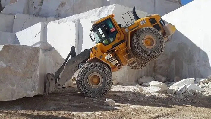 Mega Machines Marble And Granite Mining: Excavator, Loader, Bulldozer, Tractor