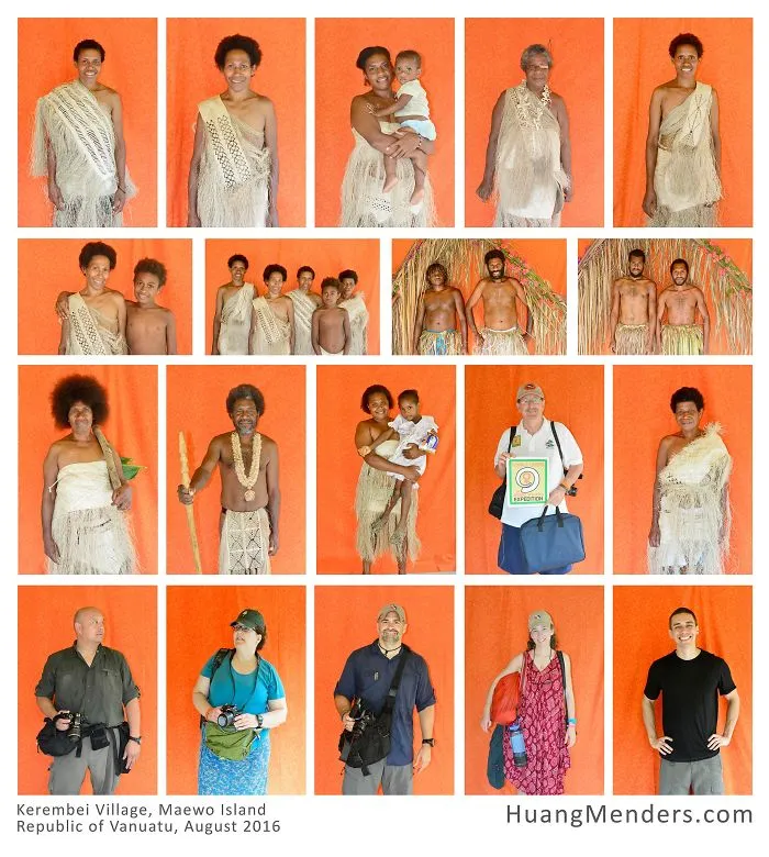 We Brought Our Favorite Orange Backdrop On Our Expedition To The South Pacific