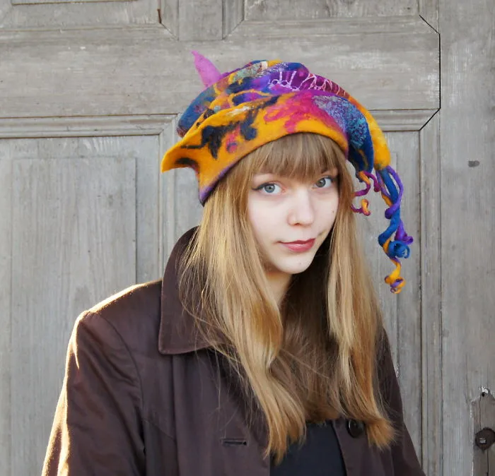 My Mother Is A Mad Hatter And Creates Amazing Wearable Pieces Of Art