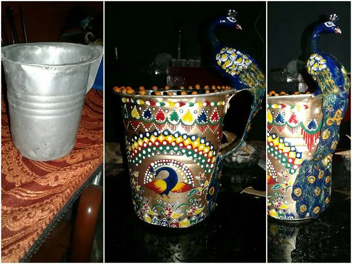 I Turned This Old Jug Into A Beautiful Decorative Piece