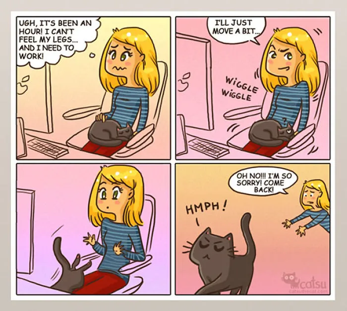 101 Comics That Purrfectly Capture Life With Cats