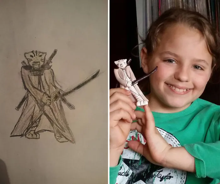 Children’s Drawings Turned Into Figurines (27 Pics)