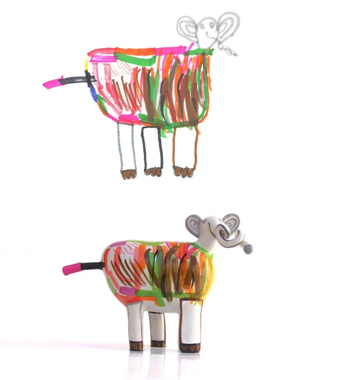 Children’s Drawings Turned Into Figurines (27 Pics)