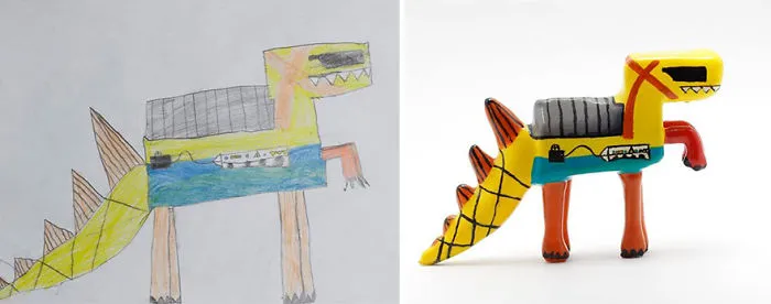 Children’s Drawings Turned Into Figurines (27 Pics)