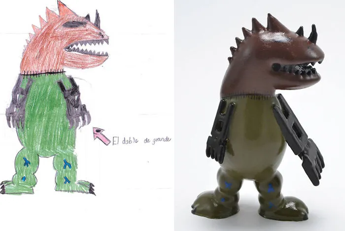 Children’s Drawings Turned Into Figurines (27 Pics)