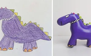 Children’s Drawings Turned Into Figurines (27 Pics)