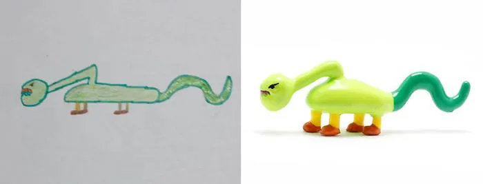 Children’s Drawings Turned Into Figurines (27 Pics)