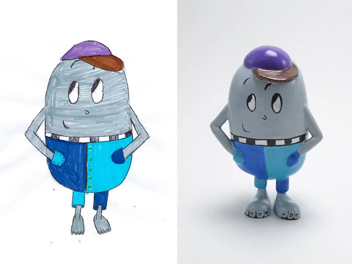 Children’s Drawings Turned Into Figurines (27 Pics)