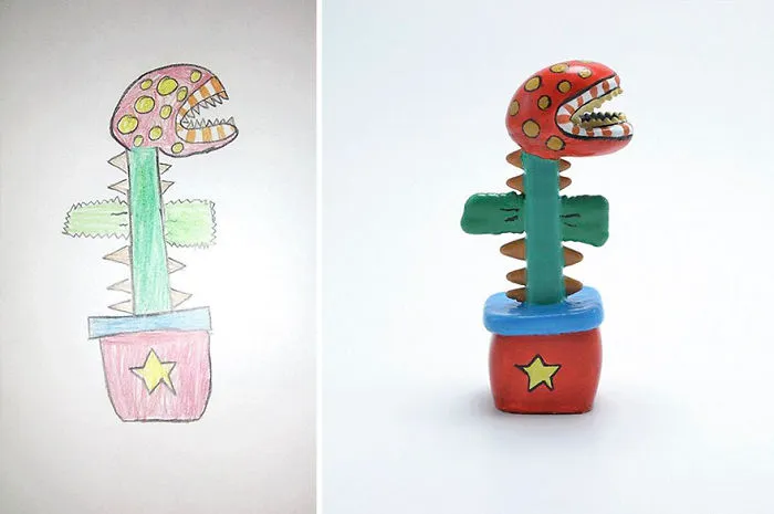 Children’s Drawings Turned Into Figurines (27 Pics)