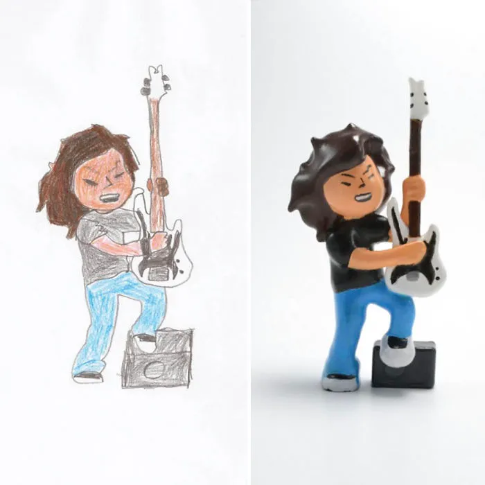 Children’s Drawings Turned Into Figurines (27 Pics)