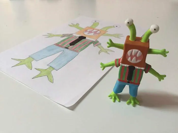 Children’s Drawings Turned Into Figurines (27 Pics)