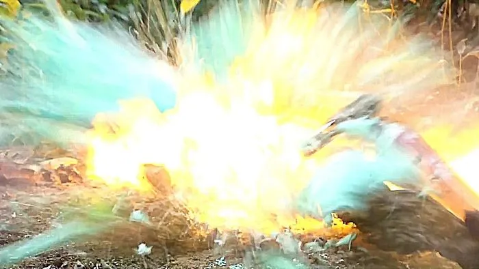 Silly String Vs Gas Torch