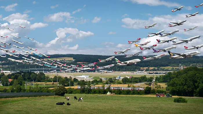 Zurich Airport Runways 28 And 16