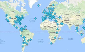 Wi-Fi Passwords Of Airports Around The World In A Single Map