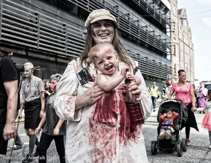 Zombiefamily From Umbrellas Lab :) Photo By Roger Arnefalk