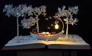 I Upcycle Old Books By Turning Them Into Magical Sculptures