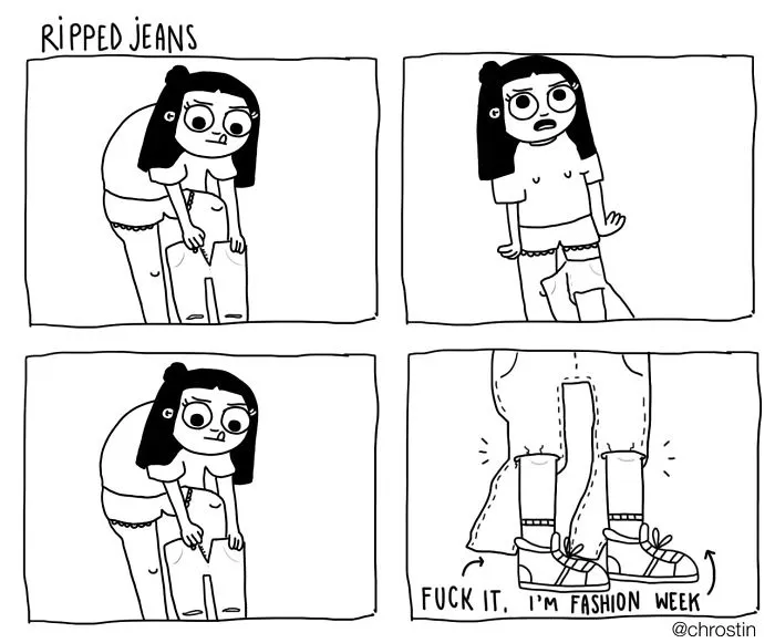 Women’s Everyday Problems In Hilariously Relatable Comics By Chrostin