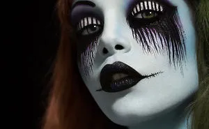 I Create Halloween Make Up Using Eyes As My Canvas