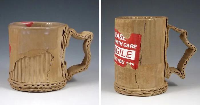 No, These Are Not Cardboard! This Artist Makes Clay Look Like Used Cardboard