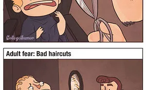 Childhood Fears VS Adult Fears (7 Pics)