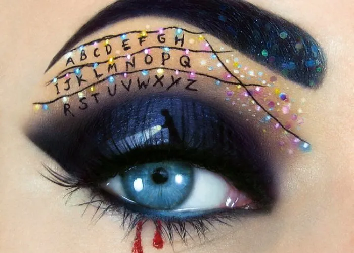 I Create Halloween Make Up Using Eyes As My Canvas