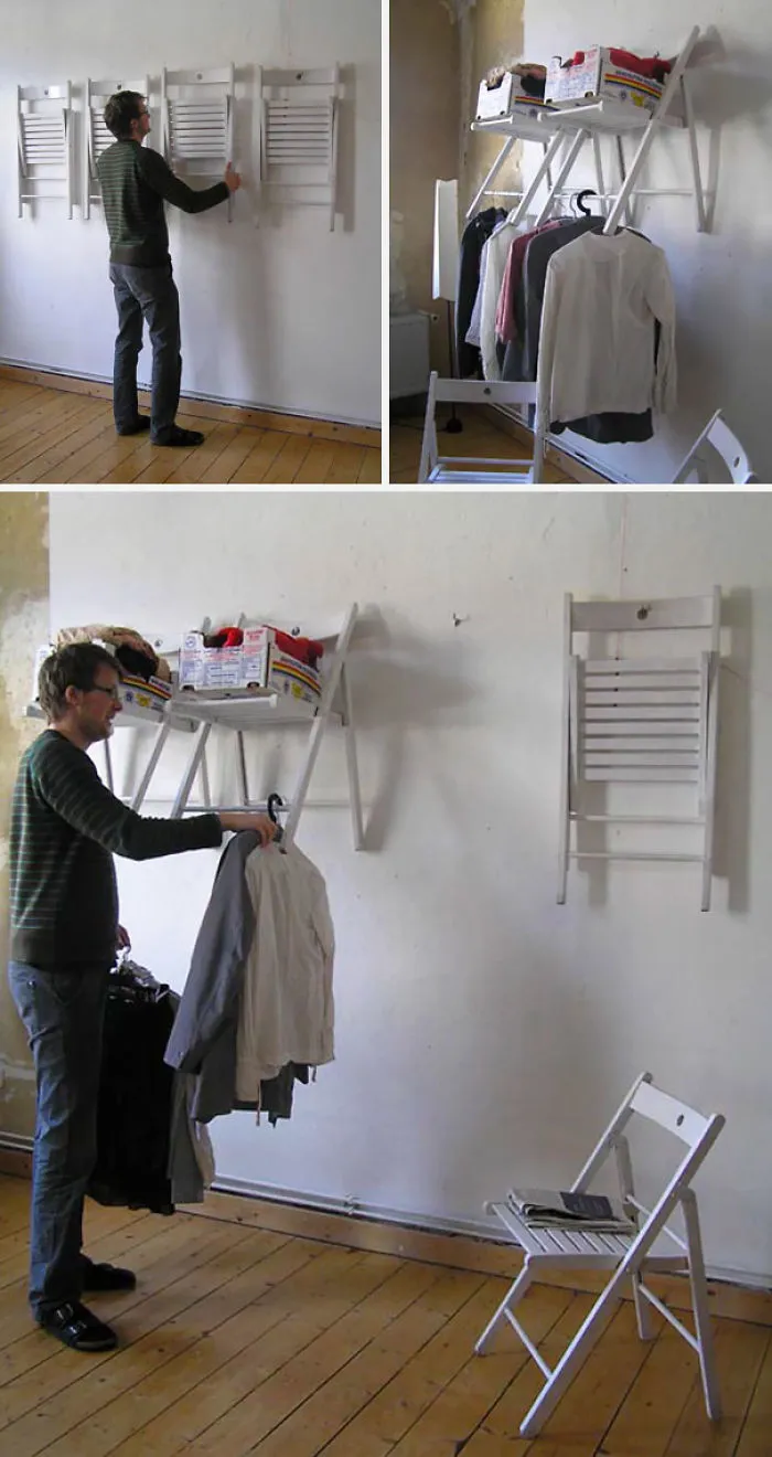 Sillas plegables para colgar cosas
