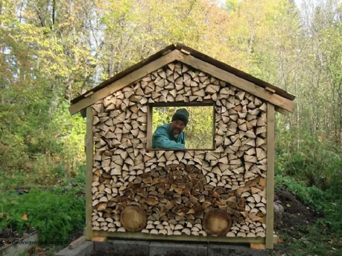 Log Pile Art