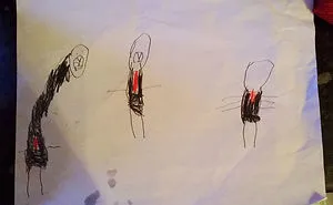 32 Nightmare Creepy Drawings Made By Children