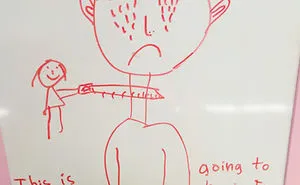 32 Nightmare Creepy Drawings Made By Children