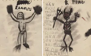 32 Nightmare Creepy Drawings Made By Children