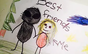 32 Nightmare Creepy Drawings Made By Children
