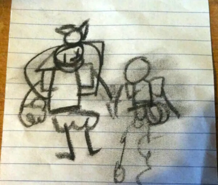 My So's 7 Year Old Daughter Has A "Shadow Friend" That She Sees At Her Mom's House